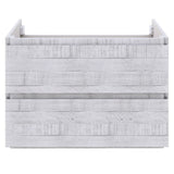 Fresca Formosa 53 Wall Hung Modern Bathroom Cabinet In Rustic White