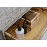 Fresca Formosa 48 Wall Hung Double Sink Modern Bathroom Cabinet W/ Top & Sinks In Ash