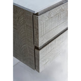 Fresca Formosa 46 Wall Hung Double Sink Modern Bathroom Cabinet In Ash