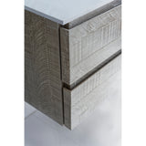 Fresca Formosa 60 Wall Hung Double Sink Modern Bathroom Cabinet W/ Top & Sinks In Ash