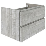 Fresca Formosa 58 Wall Hung Double Sink Modern Bathroom Cabinet In Ash