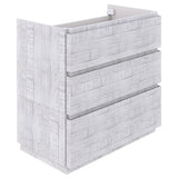 Fresca Formosa 70 Floor Standing Double Sink Modern Bathroom Cabinet In Rustic White