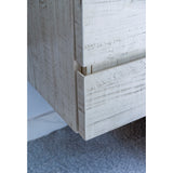 Fresca Formosa 70 Wall Hung Double Sink Modern Bathroom Cabinet In Rustic White