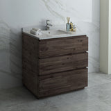 Fresca Formosa 36 Floor Standing Modern Bathroom Cabinet W/ Top & Sink