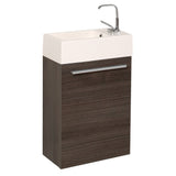 Fresca Pulito 16 Small Gray Oak Modern Bathroom Vanity W/ Integrated Sink