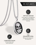Memento Mori Pendant Necklace