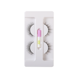 False Eyelashes with Adhesive