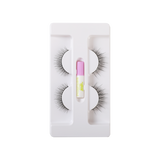 False Eyelashes with Adhesive