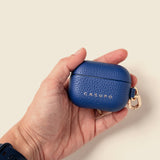 Leather Airpod Case - Cobalt