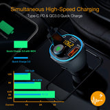 Rexing FM3 FM Transmitter Car Charger w/Bluetooth 5.0