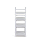 Foxley 4 Tier Folding Wood Shelf - White