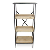 Finley Wood And Metal 3 Tier Shelf