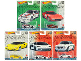 Spettacolare 5 piece Set Car Culture Series Diecast Model Cars by Hot Wheels