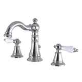 Fauceture Fsc1979Pl English Classic Widespread Bathroom Faucet, Polished Nickel