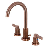 Fauceture Fsc892Ndlac Nuvofusion Widespread Bathroom Faucet, Antique Copper
