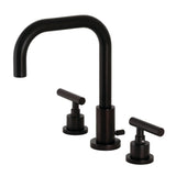Kingston Brass FSC8935CML Manhattan Widespread Bathroom Faucet with Brass PopUp, Oil Rubbed Bronze