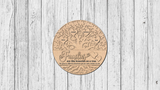 Personalized Families Branches on a Tree 10inch Sign - DIY Unfinished Kit - Lvl 1