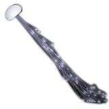 Sparkly Fiber Optic Hair Lights White