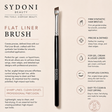 SYDONI FLAT LINER BRUSH - Synthetic Hair Bristles
