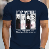 Hayden T-Shirt - "Thank You For The Memories" Tribute Fan Graphic Tee