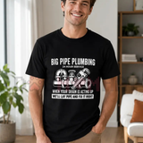 Heavy Duty Master Plumber Graphic Tee - Funny Tradesman Sarcastic Work Shirt