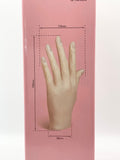 Gel-Le - Premium Practice silicone Hand w/ Tips