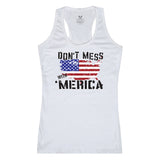 Graphic Tank, Dt Mess with Am, White, M