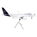 Airbus A320Neo Commercial Aircraft Lufthansa - Lovehansa White With Blue Tail Gemini 200 Series 1/200 Diecast Model Airp