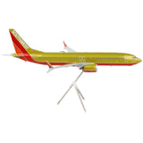 Boeing 737 MAX 8 Commercial Aircraft Southwest Airlines Gold and Red Gemini 200 Series 1/200 Diecast Model Airplane by Gemin