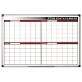 Magnetic 4-Month Dry-Erase Planner