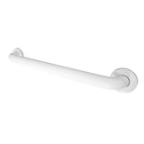 Kingston Brass GB1224CSW Made To Match 24Inch Stainless Steel Grab Bar, White