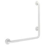 Kingston Brass GBL1424CSLW 24x 24 LShaped Grab Bar Left Hand, White