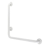 Kingston Brass GBL1424CSRW 24x 24 LShaped Grab Bar Right Hand, White
