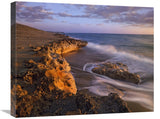 Beach At Dusk, Blowing Rocks Preserve, Florida-Canvas Art-24X20