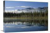Boreal Forest Along Lake Edge, Nutzotin Mountains, Alaska-Canvas Art-24X18