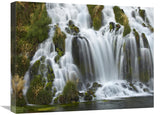 Waterfall, Niagara Springs, Thousand Springs State Park, Idaho.-Canvas Art-24X18