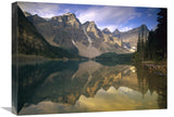 Wenkchemna Peaks And Moraine Lake, Banff National Park, Alberta, Canada-Canvas Art-24X18