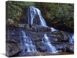 Waterfall, Laurel Creek, Great Smoky Mountains National Park, Tennessee-Canvas Art-22X18.26