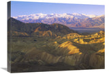 Looking At Panamint Range Over The Furnace Creek Playa From Zabriskie Point, Death Valley National Park, California-Canvas Art-2