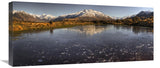 Frozen Tarn Seen From Mt Sunday Near Mt Potts Station, Canterbury, New Zealand-Canvas Art-30X13.2