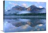 Fortress Mountain Shrouded In Fog, Kananaskis Country, Alberta, Canada-Canvas Art-24X18