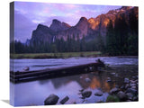 Bridalveil Fall And The Merced River, Yosemite Valley, Yosemite Np, California-Canvas Art-24X20