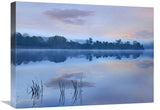 Mist Over Lackawanna Lake, Lackawanna State Park, Pennsylvania-Canvas Art-24X18