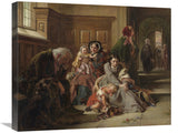 Waiting For The Verdict-Canvas Art-24X20