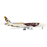 Boeing 777F Commercial Aircraft Etihad Cargo Year of Zayed White with Graphics 1/400 Diecast Model Airplane by GeminiJets