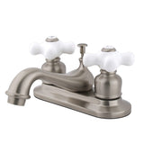 Kingston Brass Gkb608Px 4 In. Centerset Bathroom Faucet, Brushed Nickel