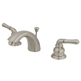 Kingston Brass Gkb958 Mini-Widespread Bathroom Faucet, Brushed Nickel
