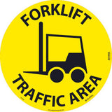Global Industrial™ Forklift Traffic Area Floor Sign 17 Dia.