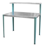 Amerihome Multi-Use Steel Table/Work Bench With Teal Legs