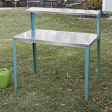 Amerihome Multi-Use Steel Table/Work Bench With Teal Legs